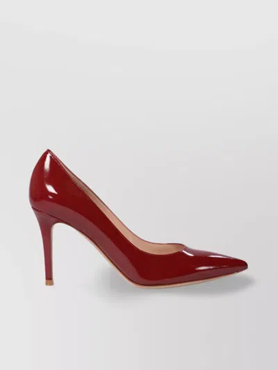 Gianvito Rossi Glossy Pointed Toe Pumps