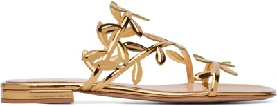 Gianvito Rossi Gold Flavia 05 Sandals
