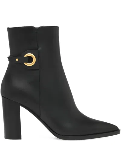 GIANVITO ROSSI GRANADA BUCKLE BOOTS