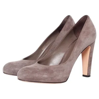 Pre-owned Gianvito Rossi , Grey Suede Pumps In Gray