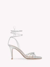 Gianvito Rossi 85mm Gwyneth Sandals In Silver