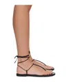 Gianvito Rossi Gwyneth Flat Sandals In Black