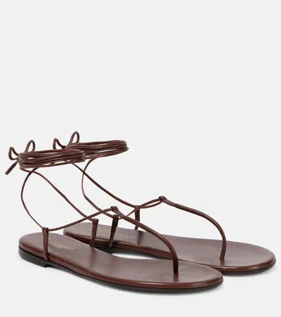 Gianvito Rossi Sandalen Gwyneth Aus Leder