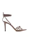 Gianvito Rossi Gwyneth Leather Sandals In Brown