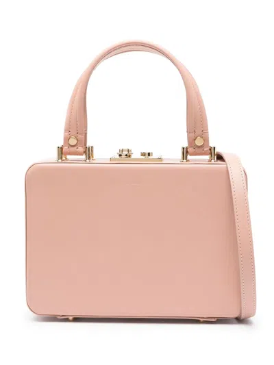Gianvito Rossi Handbag Calf Glove Bag In Peach