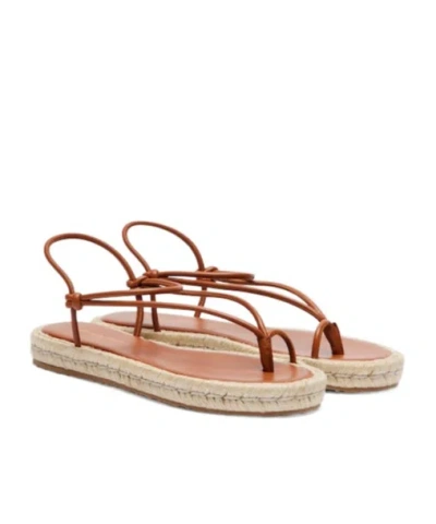 Gianvito Rossi Handmade Casual Sandals In Brown