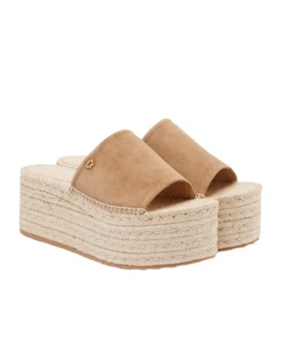 Gianvito Rossi Handmade Suede Sandals In Nude
