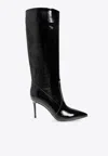 Gianvito Rossi Hansen 95 Heeled Knee-high Boots In Black