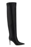 Gianvito Rossi 85mm Hansen Cuissard Pointed-toe Boots In Black