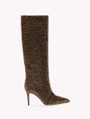 Gianvito Rossi Hansen 85mm Leopard-print Boots In Brown