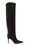 Gianvito Rossi Hansen Cuissard Suede Over-the-knee Boots In Brown