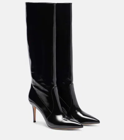 Gianvito Rossi Hansen Leather Knee-high Boots In Black