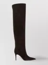 Gianvito Rossi Hansen Suede Pointed-toe Knee Boots