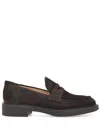 Gianvito Rossi Harris Loafers In 褐色