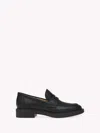 Gianvito Rossi Woman Loafers Black Size 10 Soft Leather In Black