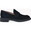 Gianvito Rossi Loafers With Round Toe And Suede Finish In Blue