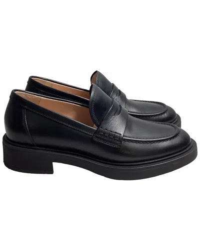 Gianvito Rossi Harris Penny Leather Loafer
