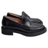 Gianvito Rossi Harris Penny Loafers In Black Leather In Black