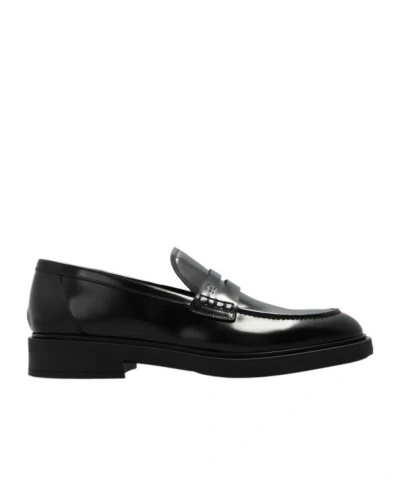 GIANVITO ROSSI GIANVITO ROSSI HARRIS ROUND-TOE SLIP-ON LOAFERS