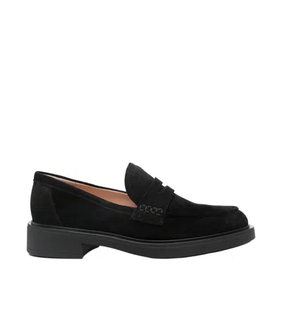 GIANVITO ROSSI HARRIS SUEDE LOAFERS