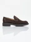 GIANVITO ROSSI HARRIS SUEDE LOAFERS
