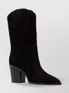 Gianvito Rossi Heel Block Mid-calf Pointed Toe Boots