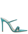 Gianvito Rossi Cannes 105mm Mules In Blue