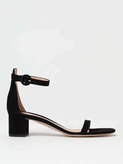 GIANVITO ROSSI HEELED SANDALS GIANVITO ROSSI WOMAN COLOR BLACK,G41619002