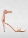 GIANVITO ROSSI HEELED SANDALS GIANVITO ROSSI WOMAN COLOR PINK,F67365010