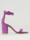 Gianvito Rossi 60mm Ankle Strap-fastening Sandals In Violet