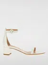 Gianvito Rossi 45mm Gaeta Sandals In White