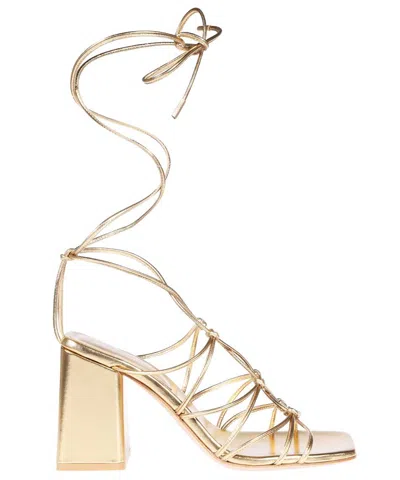 Gianvito Rossi Heeled Sandals In Gold