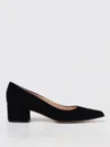 Gianvito Rossi Piper Pump 45 Suede Pumps In 黑色