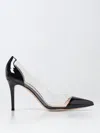 Gianvito Rossi Plexi 100 Pvc Pumps In Black Suede In Schwarz