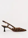 Gianvito Rossi Suede Kitten Heel Leopard Print Pumps In Braun
