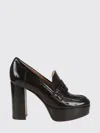 Gianvito Rossi Round Toe Penny Loafer Pumps With Block Heel In Multi