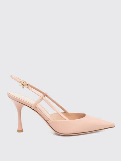 Gianvito Rossi High Heel Shoes  Woman Color Peach In White