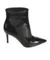 Gianvito Rossi 85mm Pointed-toe Stiletto Boots In Black