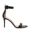 Gianvito Rossi Portofino 70mm Leather Sandals In Black