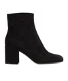 Gianvito Rossi High-heeled Short Boots In Black