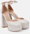 Gianvito Rossi Hilary Patent Leather Platform Pumps