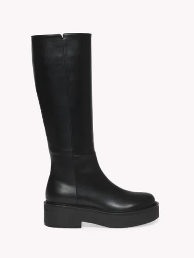 Gianvito Rossi Hiro Leather Boots In Black