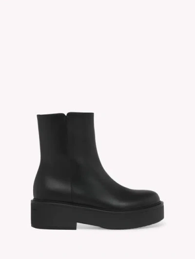 Gianvito Rossi Hiro Bootie Biker In Black