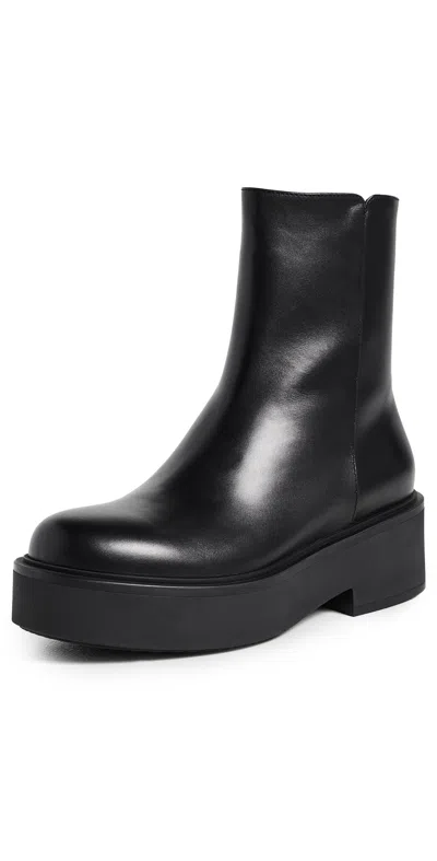 Gianvito Rossi Hiro Vitello Glove Boots Black