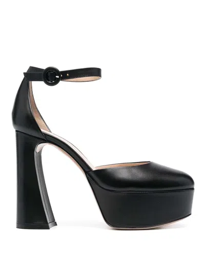 Gianvito Rossi Holly Dorsay 120mm Platform Pumps In Black