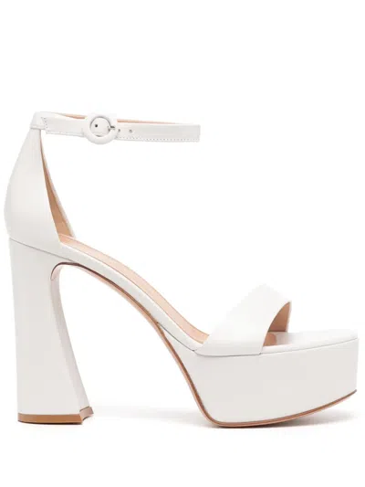 Gianvito Rossi Holly D'orsay 70mm Sandals In White