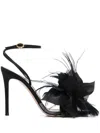 Gianvito Rossi Inez Satin And Glass High Heel Sandals