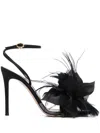 Gianvito Rossi Ynez 105mm Feather-embellished Sandals