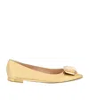 Gianvito Rossi 10mm Gem-emebellished Ballerinas In Nude