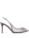 Gianvito Rossi Jaipur Gemstone-embellished Slingback Pumps In Multi